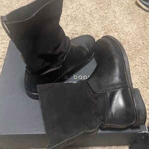 rag & bone Black Combat Boots